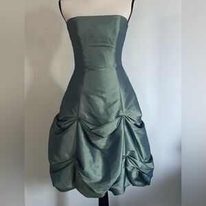 Alfred Angelo Strapless Green Dress
